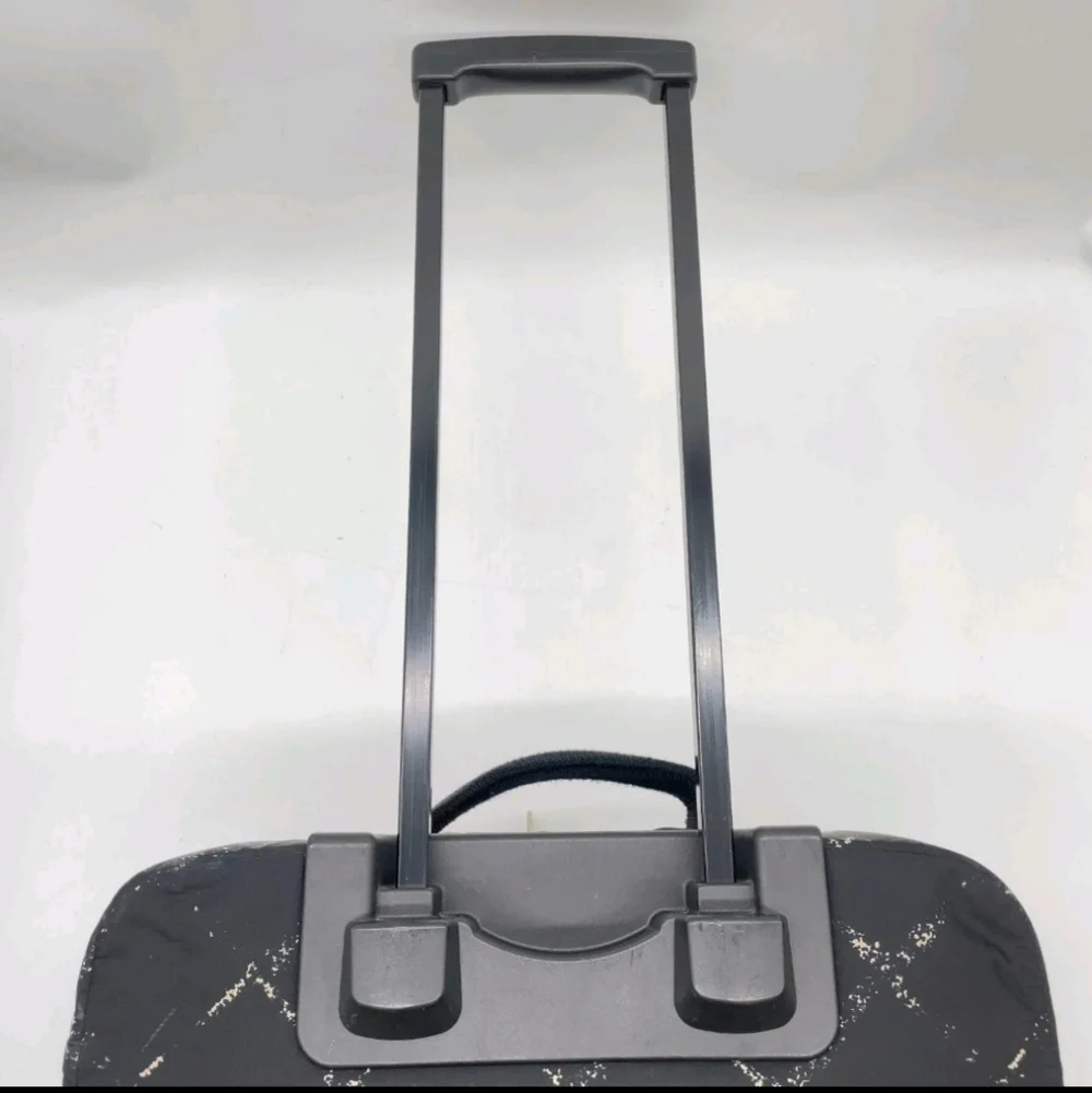 CHANEL Old Travel Line Nylon Black Suitcase + Tote